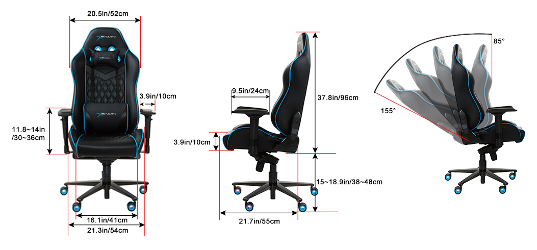 EWin Gaming and Office Chair